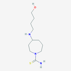 4-(4-Hydroxybutylamino)azepane-1-carbothioic acid amide