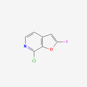 7-Chloro-2-iodofuro[2,3-c]pyridine