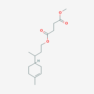 molecular formula C16H26O4 B8554701 Methyl 3-(4-methylcyclohex-3-en-1-yl)butyl butanedioate CAS No. 51275-60-6