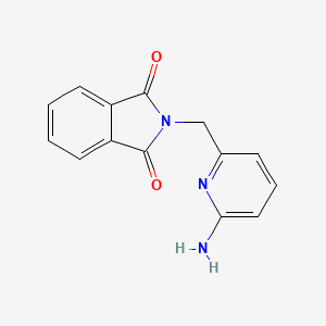 molecular formula C14H11N3O2 B8554707 2-[(2-amino-6-pyridinyl)methyl]-1H-isoindol-1,3(2H)-dione 