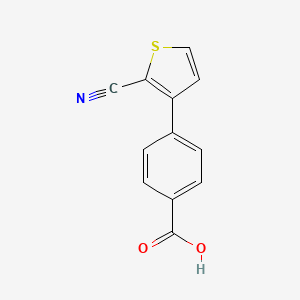 4-(2-Cyano-thiophen-3-yl)-benzoic acid