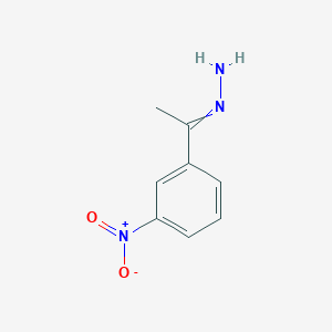molecular formula C8H9N3O2 B8554747 1-(3-Nitrophenyl)-1-ethanone hydrazone 