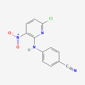 2-(4-Cyanophenylamino)-6-chloro-3-nitropyridine