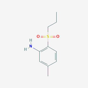 5-Methyl-2-(propylsulfonyl)aniline