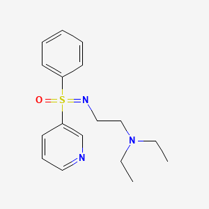 N-(2-(Diethylamino)ethyl)-S-phenyl-S-3-pyridinylsulfoximine