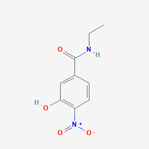 molecular formula C9H10N2O4 B8554840 N-ethyl-3-hydroxy-4-nitrobenzamide 