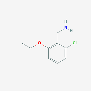 molecular formula C9H12ClNO B8554874 2-Chloro-6-ethoxybenzylamine 