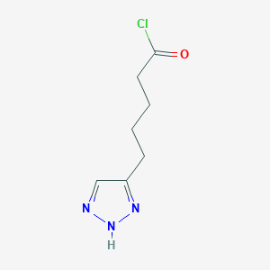 5-(1H-1,2,3-triazol-4-yl)pentanoyl chloride