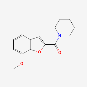2-Piperidinocarbonyl-7-methoxybenzofuran