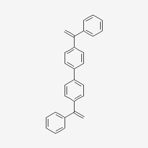 molecular formula C28H22 B8554964 4,4'-Bis(1-phenylethenyl)-1,1'-biphenyl CAS No. 22726-74-5