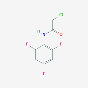 molecular formula C8H5ClF3NO B8554987 N-(Chloroacetyl)-2,4,6-trifluoroaniline 