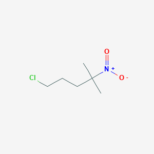 molecular formula C6H12ClNO2 B8555018 1-Chloro-4-methyl-4-nitropentane 