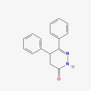 molecular formula C16H14N2O B8555038 4,5-dihydro-5,6-diphenyl-3(2H)-pyridazinone CAS No. 1028-70-2