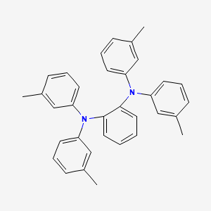 molecular formula C34H32N2 B8555048 N~1~,N~1~,N~2~,N~2~-Tetrakis(3-methylphenyl)benzene-1,2-diamine CAS No. 169509-14-2
