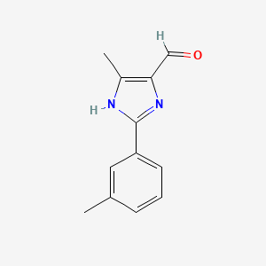 5-methyl-2-m-tolyl-3H-imidazole-4-carbaldehyde