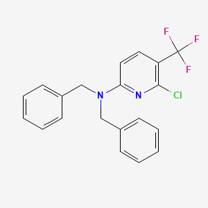 N,N-dibenzyl-6-chloro-5-(trifluoromethyl)pyridin-2-amine