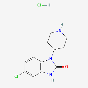 2h-Benzo[d]imidazol-2-one,5-chloro-1,3-dihydro-1-(4-piperidinyl)-,hydrochloride