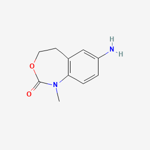 7-amino-1-methyl-4,5-dihydro-3,1-benzoxazepin-2(1H)-one
