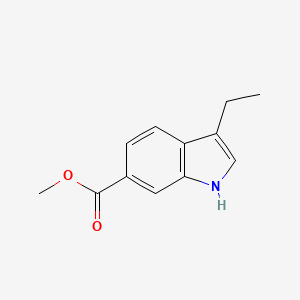 3-ethyl-1H-indole-6-carboxylic acid methyl ester