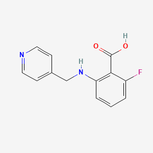 2-Fluoro-6-[(pyridin-4-ylmethyl)-amino]-benzoic acid