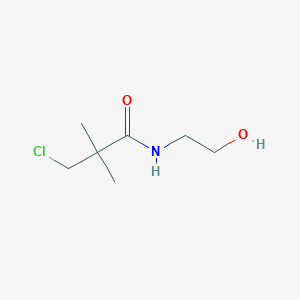 N-(2-hydroxyethyl)-3-chloropivalamide