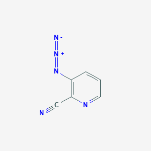 molecular formula C6H3N5 B8555252 3-Azido-2-cyanopyridine 