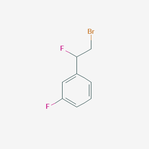 1-(2-Bromo-1-fluoroethyl)-3-fluorobenzene