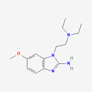 1-(N,N-diethylaminoethyl)-2-amino-6-methoxybenzimidazole