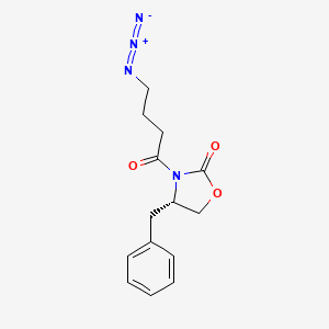 (4S)-3-(4-azidobutanoyl)-4-benzyl-1,3-oxazolidin-2-one