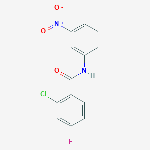 2-chloro-4-fluoro-N-(3-nitrophenyl)benzamide