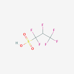 molecular formula C3H2F6O3S B8555359 1-Propanesulfonic acid, 1,1,2,3,3,3-hexafluoro- CAS No. 357-31-3