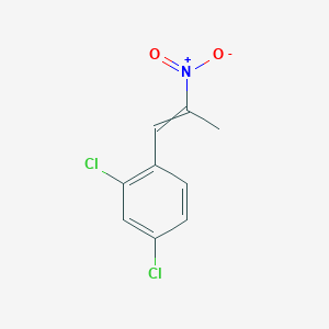 molecular formula C9H7Cl2NO2 B8555375 1-(2,4-Dichlorophenyl)-2-nitropropene 