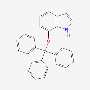 1h-Indole,7-(triphenylmethoxy)-