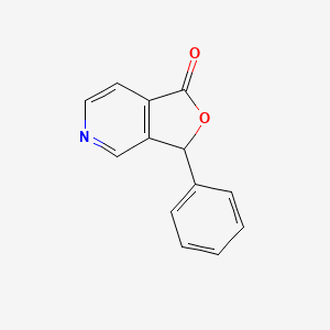 molecular formula C13H9NO2 B8555495 3-phenylfuro[3,4-c]-pyridine-1-(3H)-one CAS No. 88207-19-6