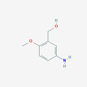 molecular formula C8H11NO2 B085555 (5-Amino-2-methoxyphenyl)methanol CAS No. 135-95-5