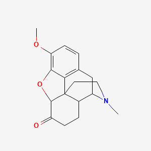 4aH-8,9c-Iminoethanophenanthro(4,5-bcd)furan-5-(6H)-one, 7,7a,8,9-tetrahydro-3-methoxy-12-methyl-