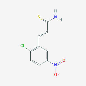 B8555559 3-(2-Chloro-5-nitrophenyl)prop-2-enethioamide CAS No. 156589-90-1