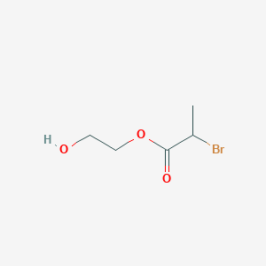 molecular formula C5H9BrO3 B8555588 2-Hydroxyethyl 2-Bromopropionate CAS No. 208446-93-9