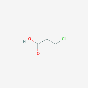 molecular formula C3H5ClO2 B085556 3-Chloropropionic acid CAS No. 107-94-8