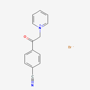 1-(2-(4-Cyano-phenyl)-2-oxo-ethyl)-pyridinium bromide