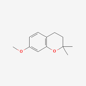 molecular formula C12H16O2 B8555653 7-Methoxy-2,2-dimethyl-chroman CAS No. 20052-58-8