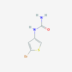 molecular formula C5H5BrN2OS B8555668 (5-Bromo-3-thienyl)urea 