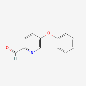 molecular formula C12H9NO2 B8555705 5-Phenoxypyridine-2-carbaldehyde 