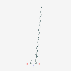 molecular formula C22H39NO2 B8555799 3-(Octadec-1-EN-1-YL)pyrrolidine-2,5-dione CAS No. 77514-47-7