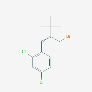 1-[2-(Bromomethyl)-3,3-dimethylbut-1-en-1-yl]-2,4-dichlorobenzene