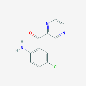 (2-Amino-5-chloro-phenyl)-pyrazin-2-yl-methanone