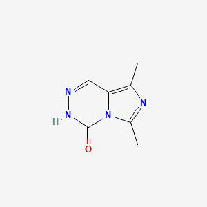 6,8-Dimethyl-imidazo[1,5-d]-as-triazin-4(3H)-one