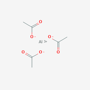 molecular formula C6H9AlO6 B085560 醋酸铝 CAS No. 139-12-8