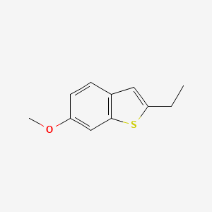 molecular formula C11H12OS B8556006 2-Ethyl-6-methoxybenzo[b]thiophene 