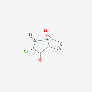 molecular formula C7H5ClO3 B8556048 3-Chloro-8-oxa-bicyclo[3.2.1]oct-6-ene-2,4-dione 
